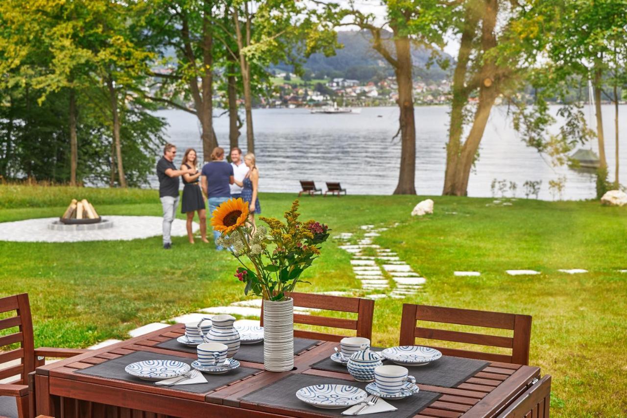Seechalet Traunsee Ort im Innkreis ภายนอก รูปภาพ