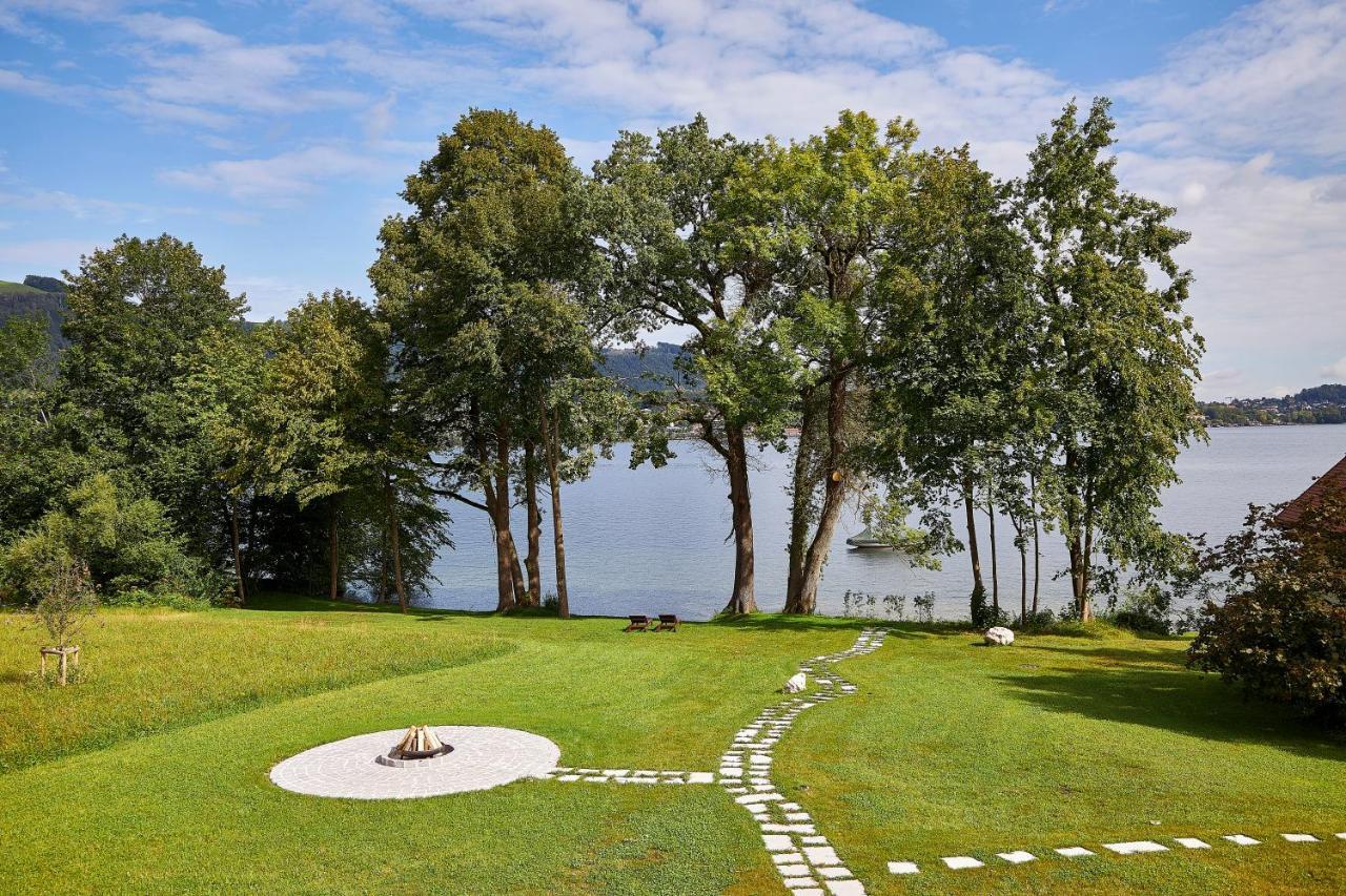 Seechalet Traunsee Ort im Innkreis ภายนอก รูปภาพ